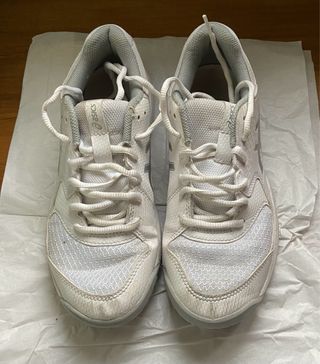 Zapatillas ASICS Mujer Pádel Blancas/Gris
