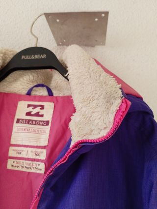 Giacca da sci Billabong viola e rosa