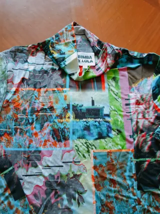 Camiseta Bimba y Lola Estampada Multicolor
