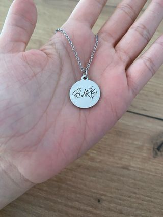 Collar plateado polaris saiko