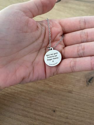 Collar plateado polaris saiko