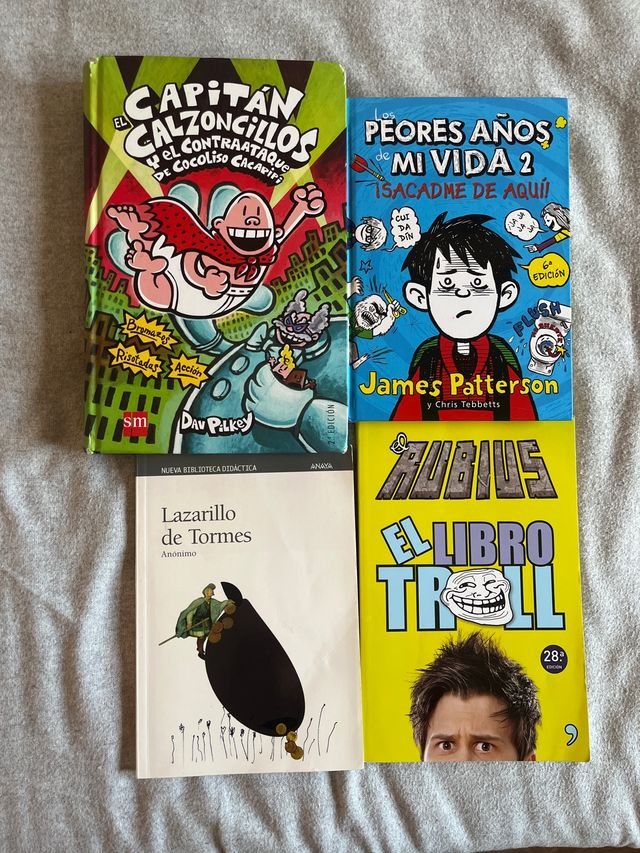 pack 4 libros