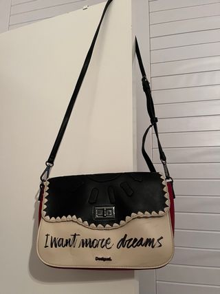 Bolso Desigual beige y negro