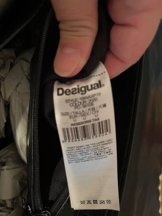 Bolso Desigual beige y negro