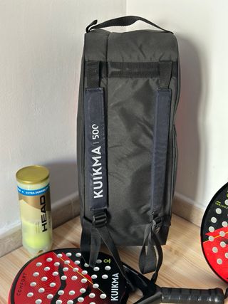 2 Raquetas Pádel Kuikma + Mochila + Pelotas