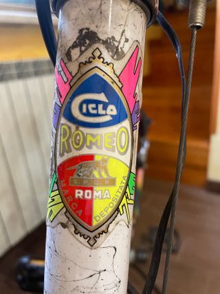 Bicicletta Romeo con telaio colorato