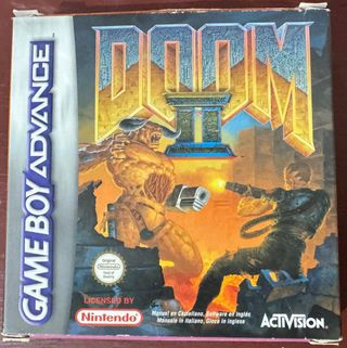 Doom II Game Boy Advance Cartucho y Caja
