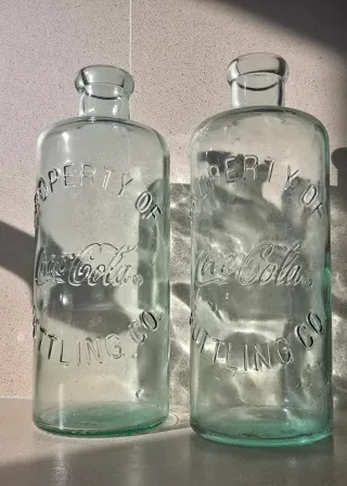 Lotto di 3 bottiglie Coca Cola Collector + barattolo