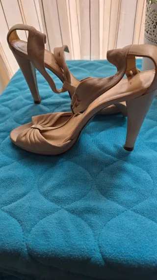 Sandalias Latouche Piel Talla 37 Nude