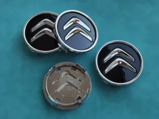 Citroen 4 Tapabujes 60mm Centro de Llantas Ruedas 