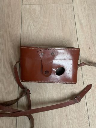 Funda de piel para cámara analógica