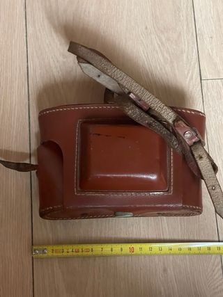 Funda de piel para cámara analógica