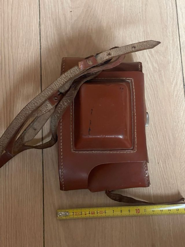 Funda de piel para cámara analógica