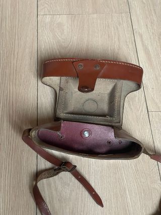 Funda de piel para cámara analógica