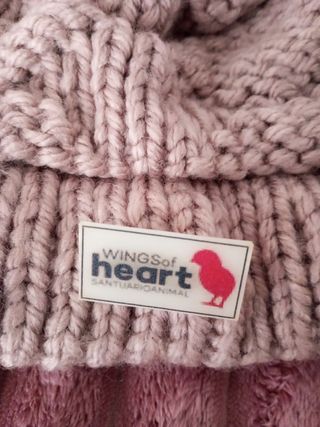 Gorro Wingsof Heart Talla Única Rosa