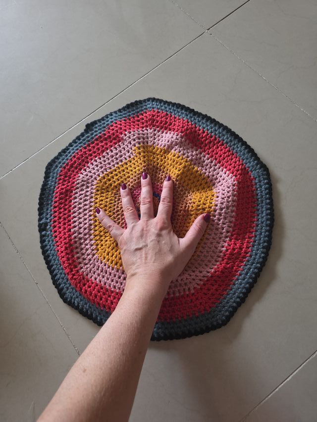 Tapetes antiguos tejidos a ganchillo