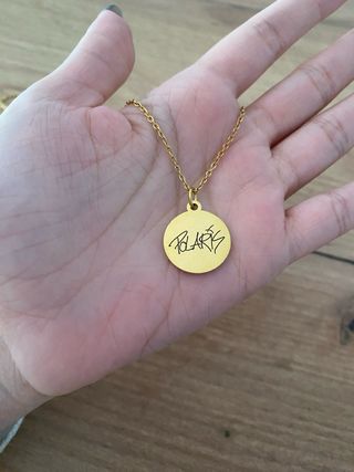 Collar dorado polaris