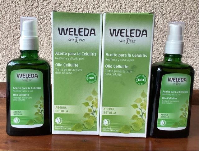 Aceite Celulitis Weleda x2
