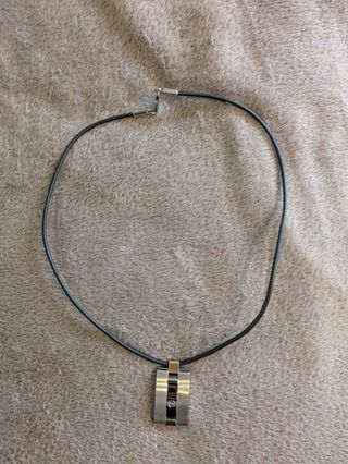 Collar Lotus Acero Inoxidable Hombre