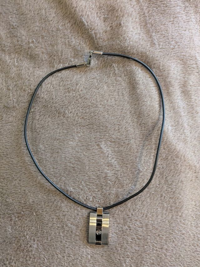 Collar Lotus Acero Inoxidable Hombre