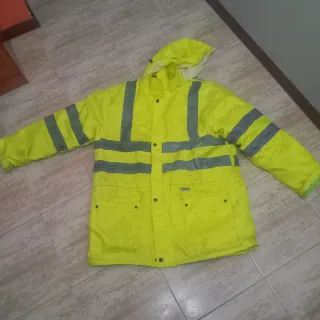 Chaqueta de trabajo amarilla reflectante p