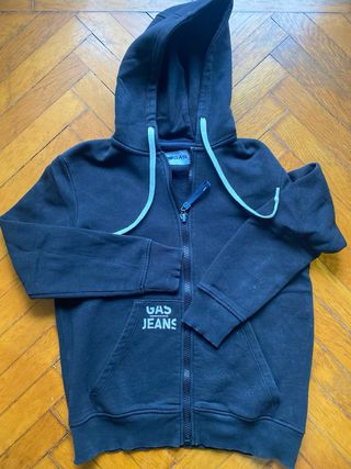 Felpa ragazzo GAS JEANS nera