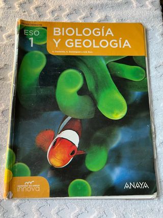 Libro biología y geología 1 ESO