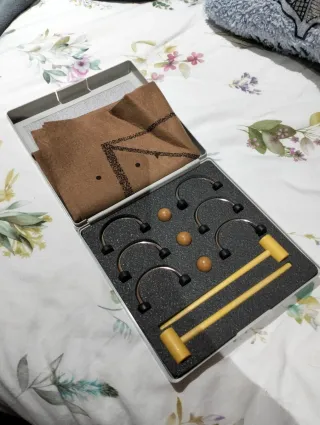 Mini juego de croquet portátil