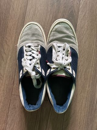 Zapatillas Zara Beige y Azul