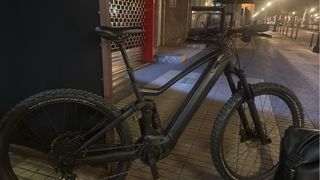 Bicicleta Scott Eléctrica Montaña Negra