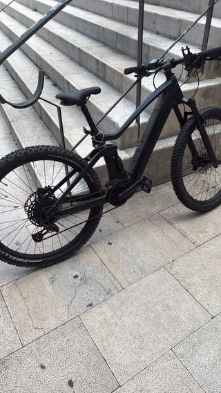 Bicicleta Scott Eléctrica Montaña Negra