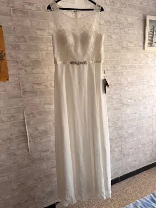 Vestido de Novia Blanco Encaje 