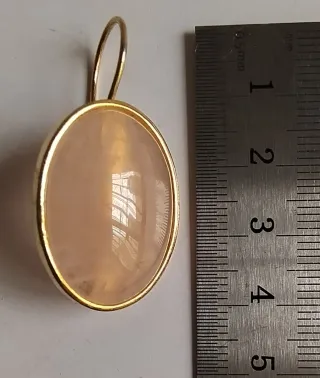 Orecchini Quarzo Rosa e Argento