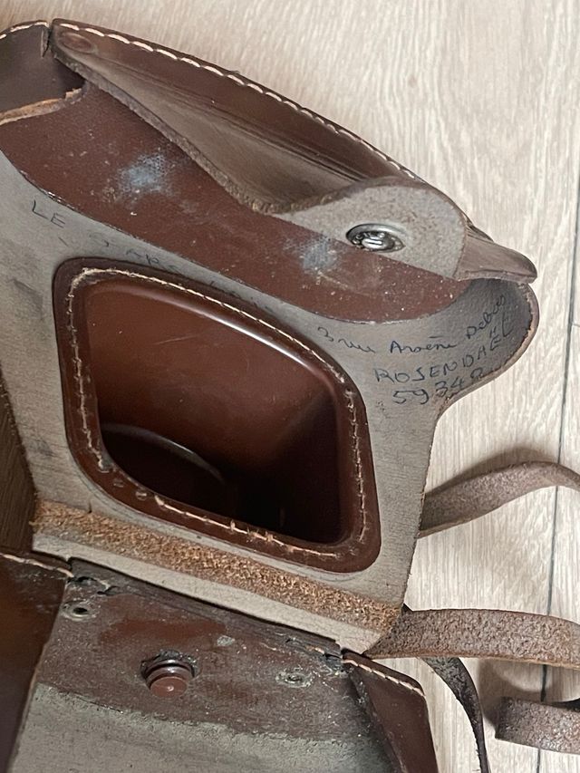 Funda de piel para cámara Fex