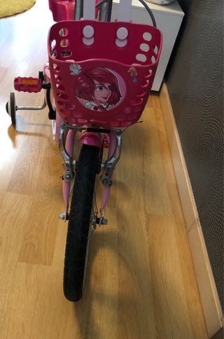 Bicicleta 16” BTWIN niña cesto y silla