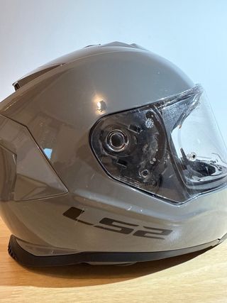 Casco Moto Integral LS2 Gris storm 2
