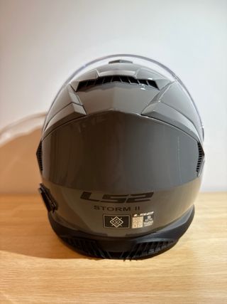Casco Moto Integral LS2 Gris storm 2