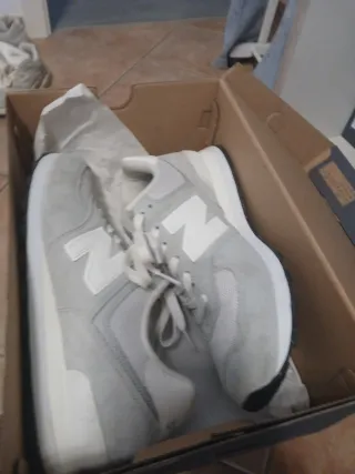 New Balance 574 Beige/Grigio Taglia 44.5