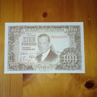 Billete 100 pesetas Banco de España 1953