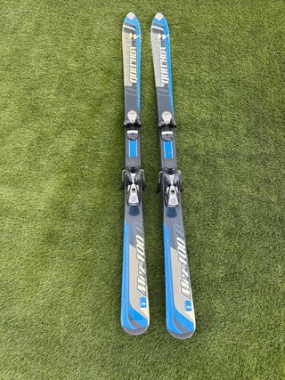 Esquís Quechua 160cm con fijaciones Salomon