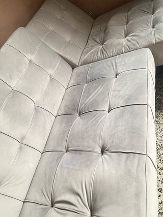 Sofá Cama Gris Tela
