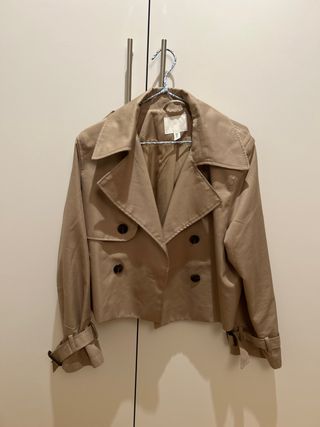 Gabardina corta H&M beige