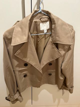 Gabardina corta H&M beige