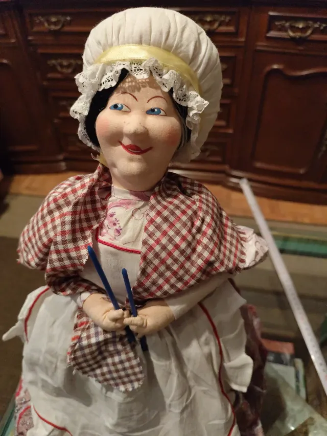 Muñeca de trapo vintage