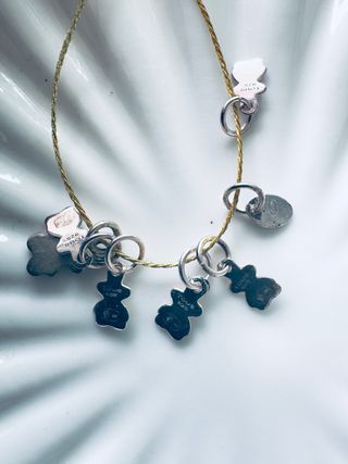 Pack 7 Chapitas Oso Tous Plata