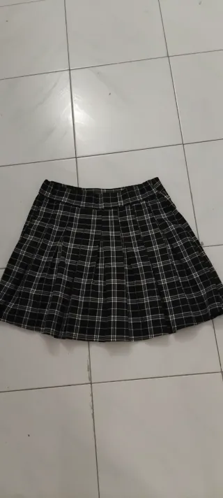 Falda de cuadros para mujer