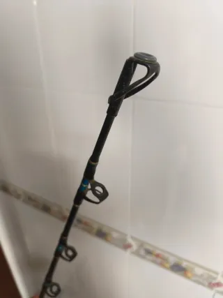 Caña + carrete de pesca curricán