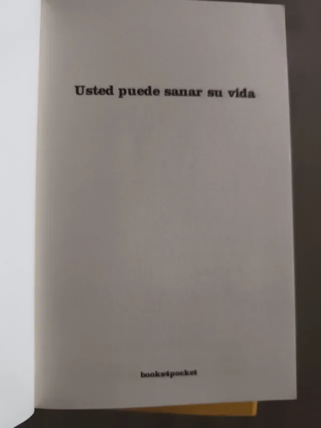 Usted puede sanar su vida