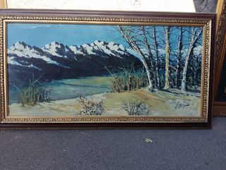 Set 3 Comodini + 3 Quadri Olio