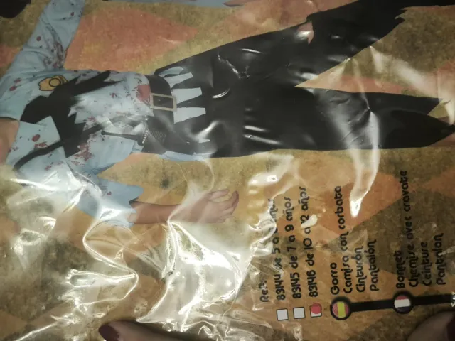 Disfraz Policía Zombie Niño Halloween
